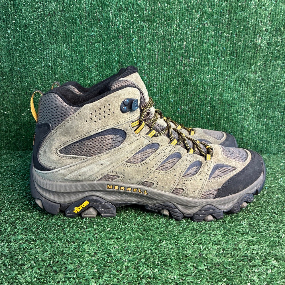 Merrell Moab 3 Mid Suede Mesh Vibram Gorpcore Hiking Boots Walnut Brown Mens 12